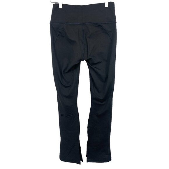 Fabletics Women Size Medium M Define PowerHold Black Leggings Flare Split New - Picture 3 of 8